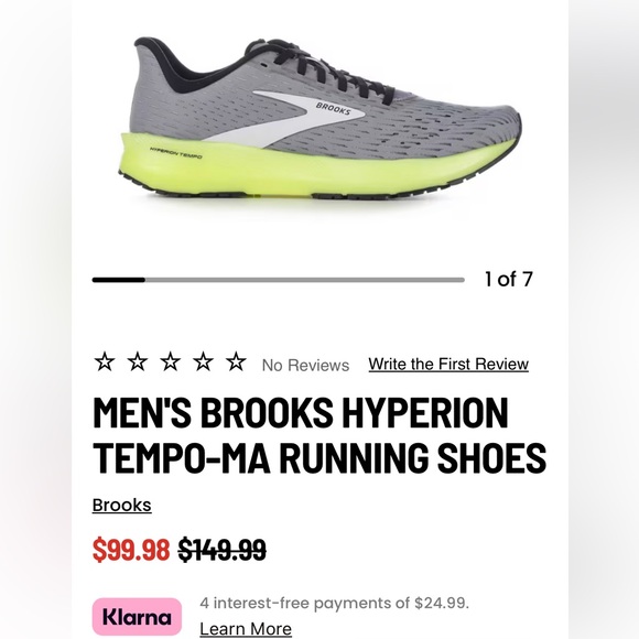 Brooks Hyperion Tempo Running Shoes - Picture 5 of 6